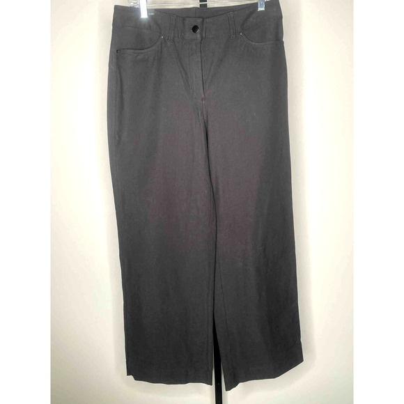 NEW Lululemon City Sleek 5 Pocket Wide Leg Pant In black Size 6-8 waist 30 - Picture 1 of 7